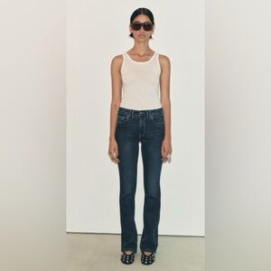 Zara Low Rise Contour Bootcut Jeans